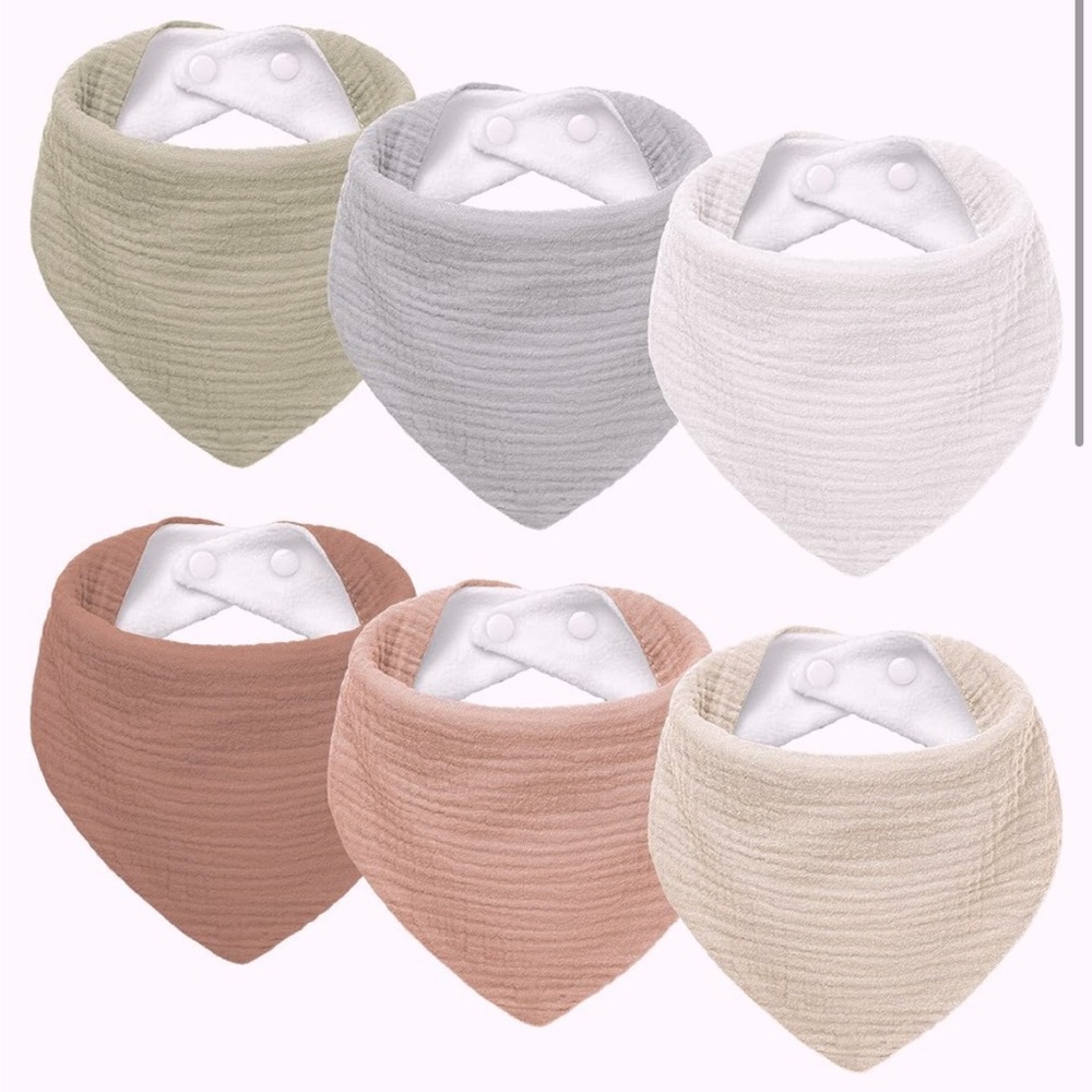 Baby Bandana Muslin Bibs Gender Neutral